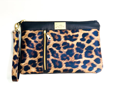 Leopard Print Clutch